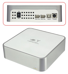USB 2.0 & FireWire 400 Combo Festplattengehuse 3,5\
