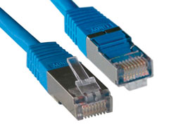 FTP Patch-Kabel Cat. 5E, blau, 3,0 m - GIGABIT
